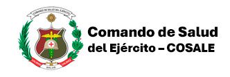 Logo del Comando de Salud del Ejército – COSALE, institución aliada para prácticas clínicas en enfermería técnica