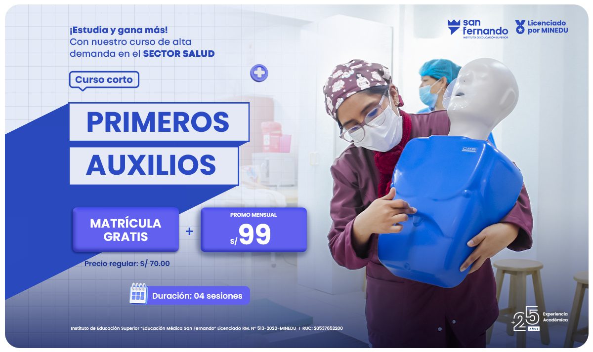 docente cursos de primeros auxilios rcp con muñeco de rcp,