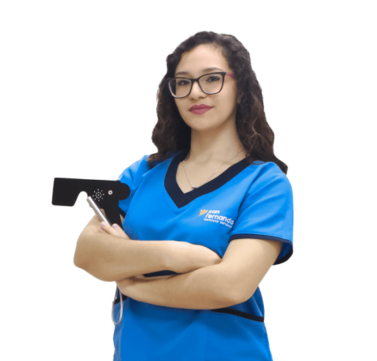 Estudiante de la carrera de Optometría Técnica del Instituto San Fernando Licenciado por MINEDU