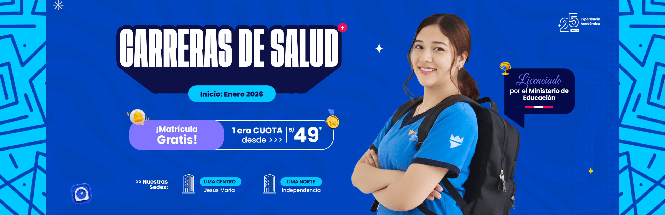 Inicio de clase instituto san fernando carreras de salud enfermeria optoemtria fisioterapia y rehabilitacion inicio noviembre licenciado por minedu