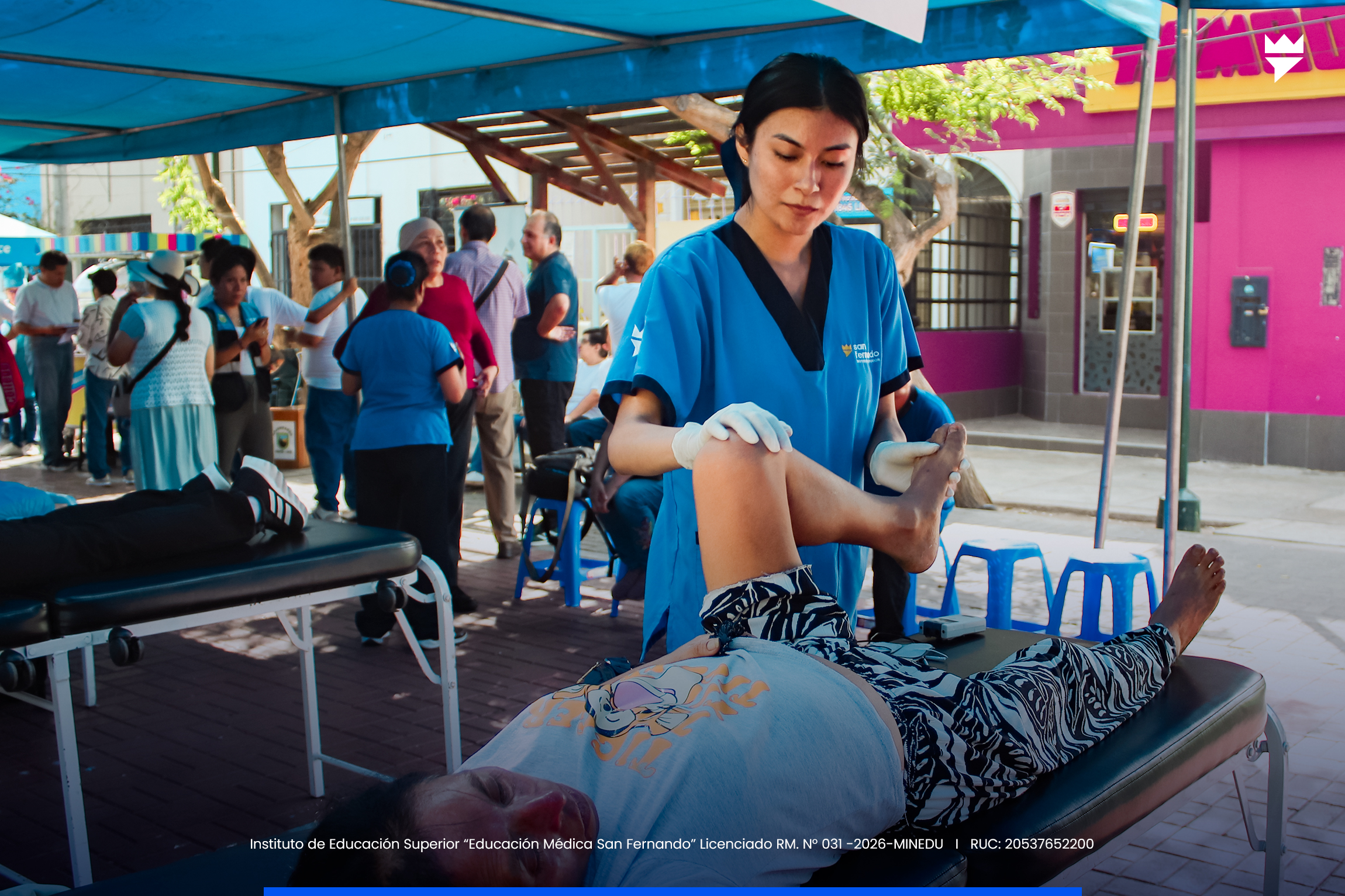 Campaña de salud, Municipalidad de lince fisioterapia terapia fisica carrera tecnica salud instituto san fernando