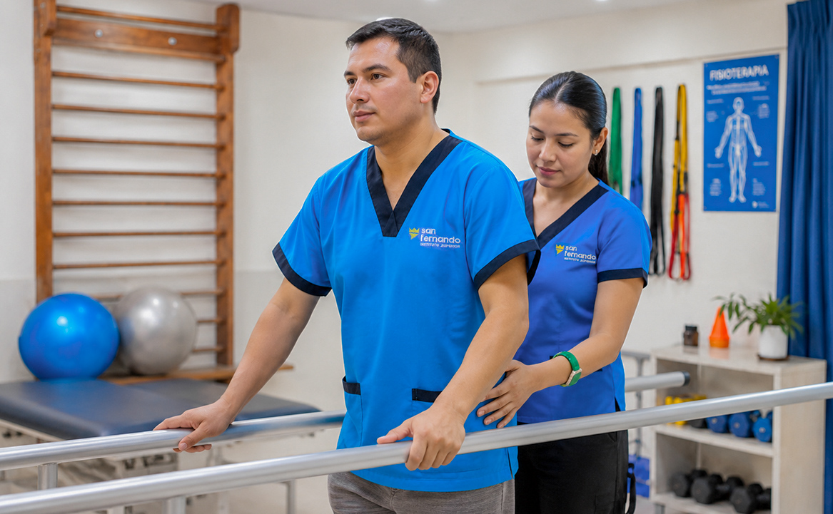 ¿Dónde estudiar Fisioterapia y Rehabilitación en Lima? Mejor instituto en salud: Instituto San Fernando en terapia física
